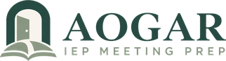 AOGAR IEP Meeting Prep
